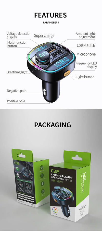 Bluetooth Car FM Transmitter