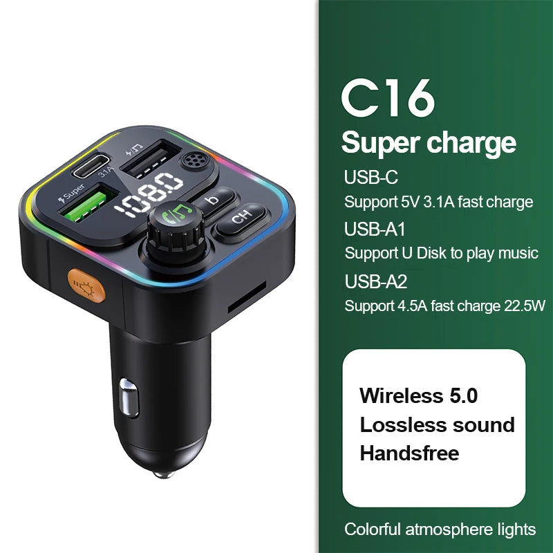 Bluetooth Car FM Transmitter