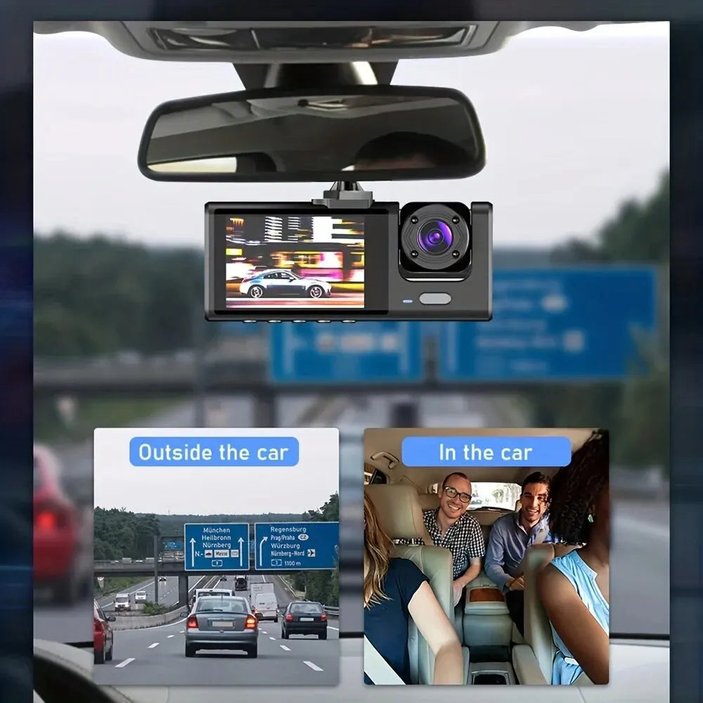 3-Camera 1080P Dash Cam