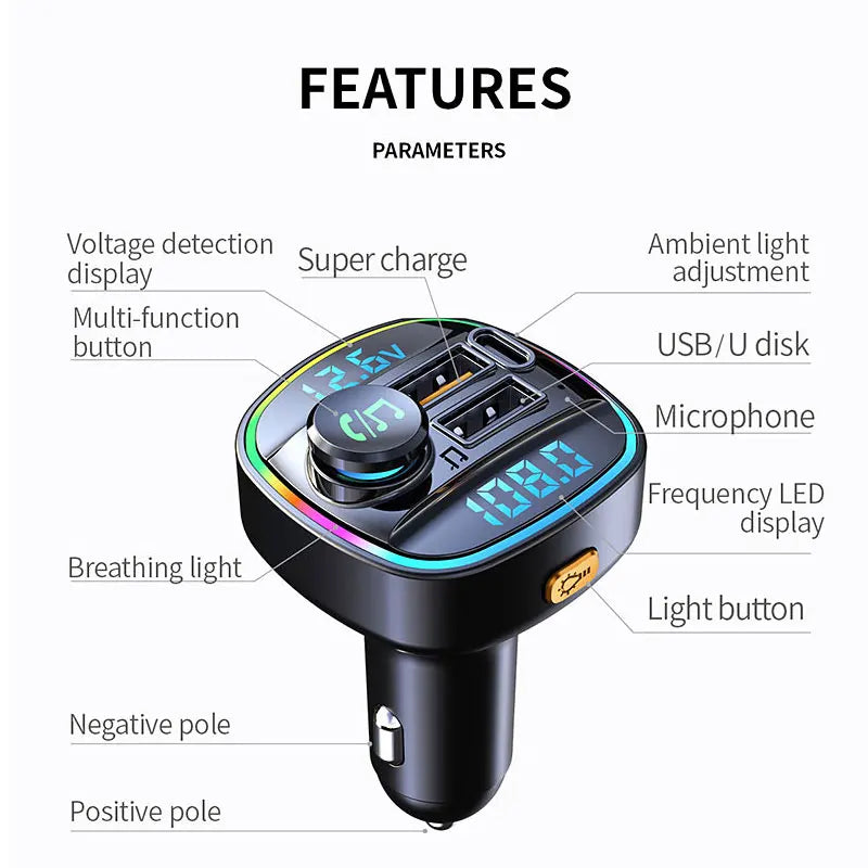 Bluetooth Car FM Transmitter