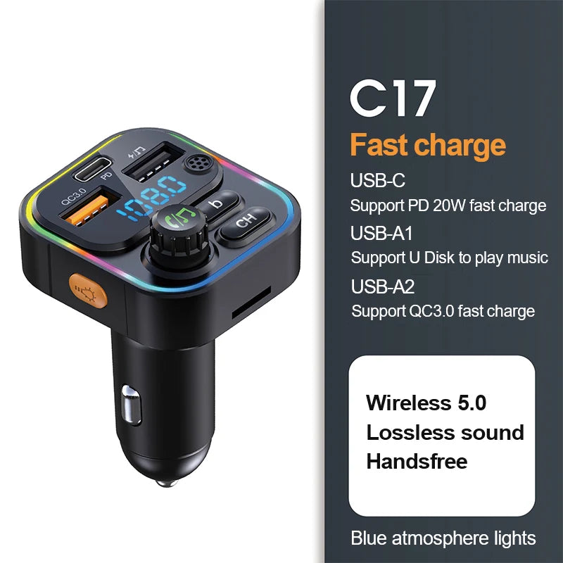 Bluetooth Car FM Transmitter